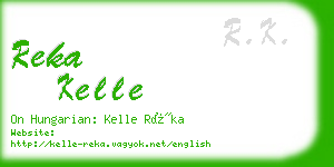 reka kelle business card